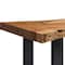 Alaterre Furniture Alpine Natural Live Edge 36" Bench with Coat Hook Set AWAA032320 - alternate 3